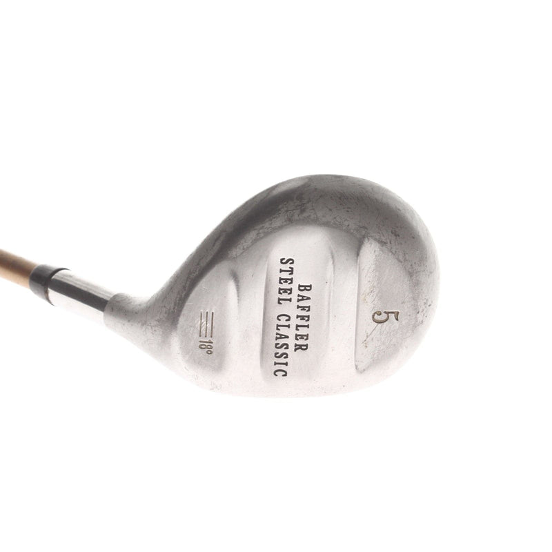 Cobra King Baffler Steel Classic Graphite Mens Right Hand Fairway 5 Wood 18* Stiff - Cleveland Launcher Gold 65g