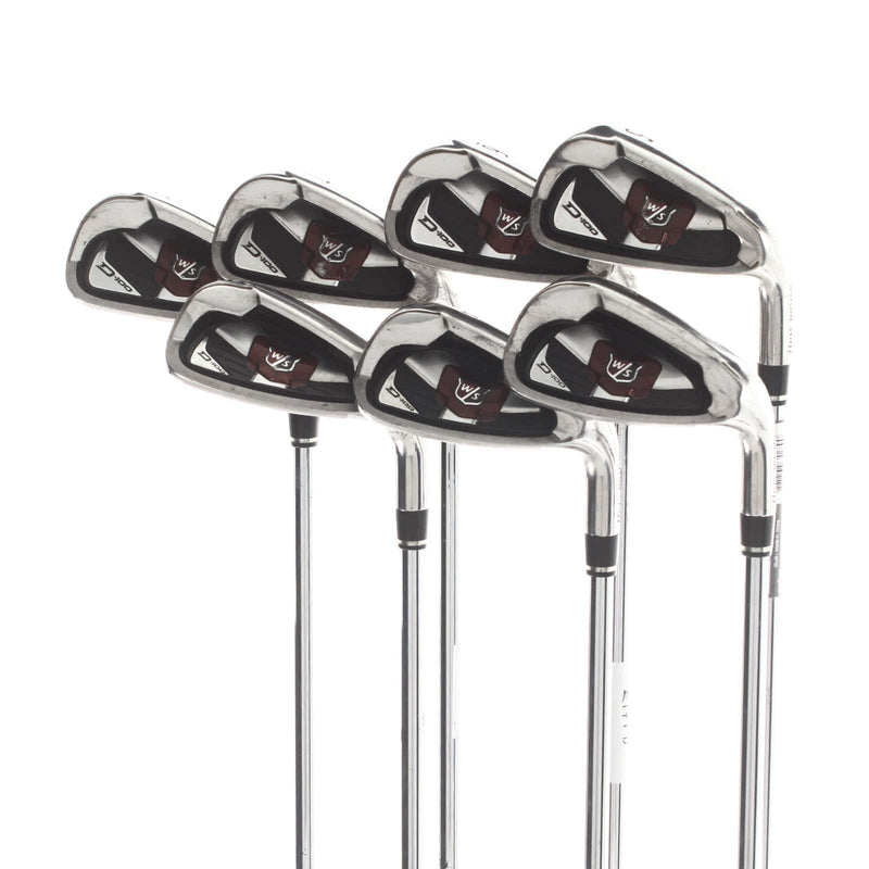 Wilson D100 Steel Mens Right Hand Irons 5-SW Uniflex - True Temper