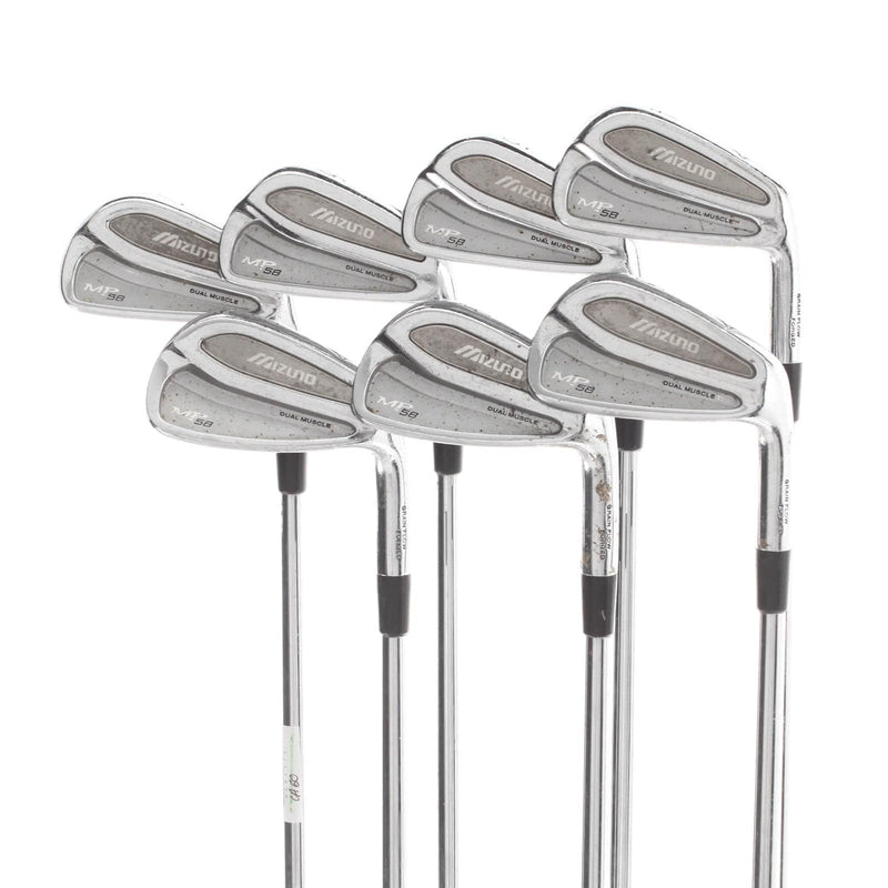 Mizuno MP-58 Steel Mens Right Hand Irons 4-PW Stiff - Dynalite Gold XP