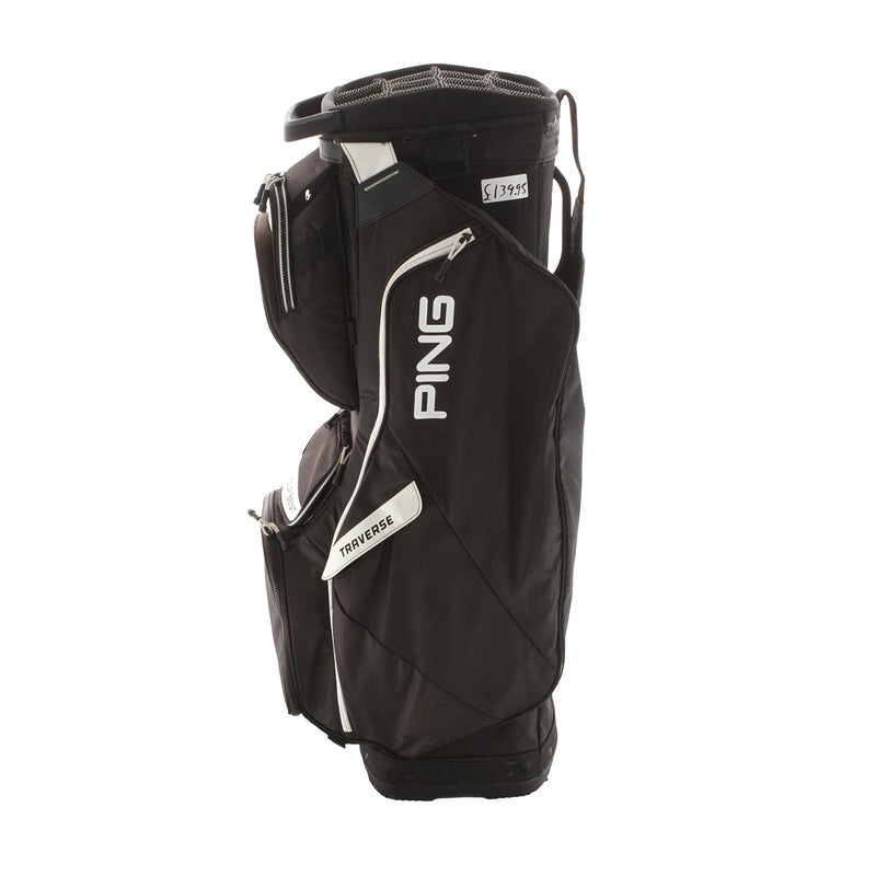Ping Traverse Cart Bag - Black/White