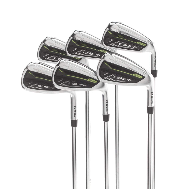 Cobra Radspeed Steel Mens Right Hand Irons 5-PW Regular - KBS Tour 90