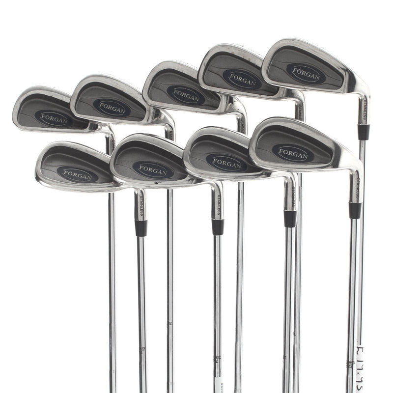 Forgan Steel Mens Right Hand Irons 3-SW Regular - True Temper