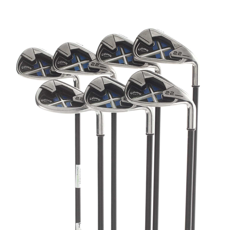 Callaway X-22 Graphite Mens Right Hand Irons 5-SW Regular -