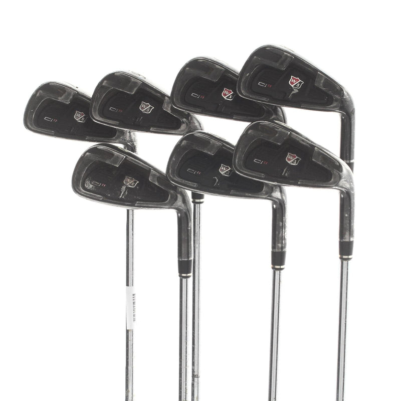Wilson Ci11 Steel Mens Right Hand Irons 4-PW Stiff - True Temper Flighted TX