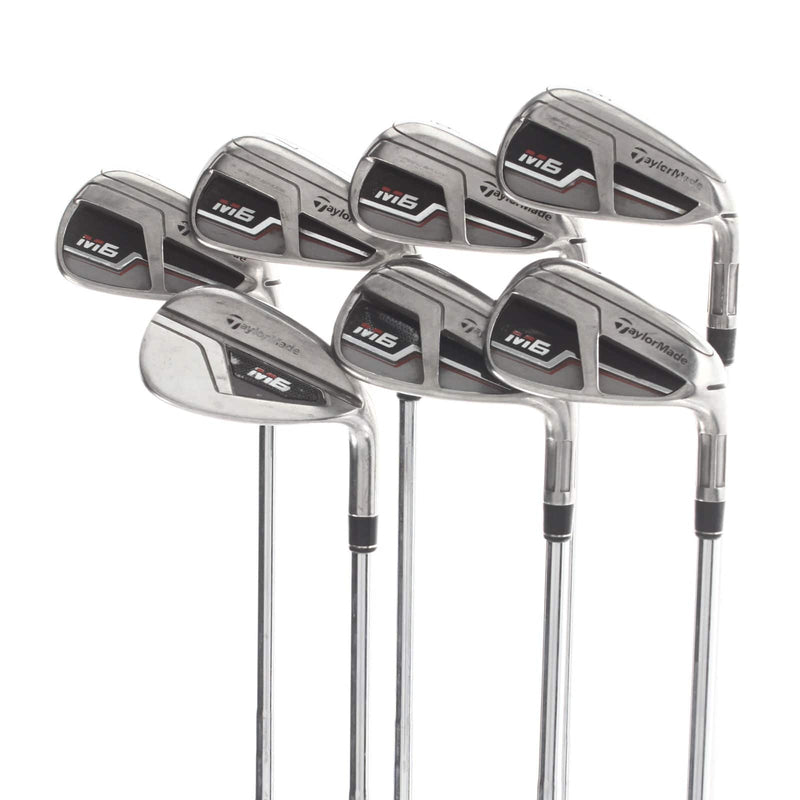 TaylorMade M6 Steel Mens Right Hand Irons 5-SW Stiff - True Temper