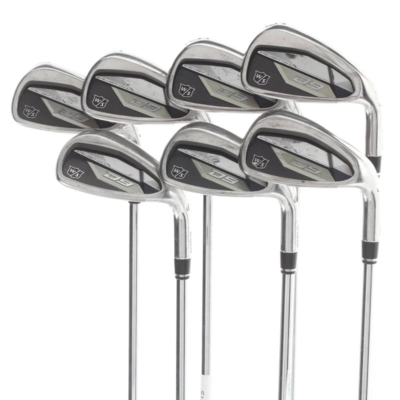 Wilson D9 Steel Mens Right Hand Irons 5-SW Regular - KBS Max Ultralite