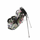 J Lindeberg Play Print Stand Bag - Green