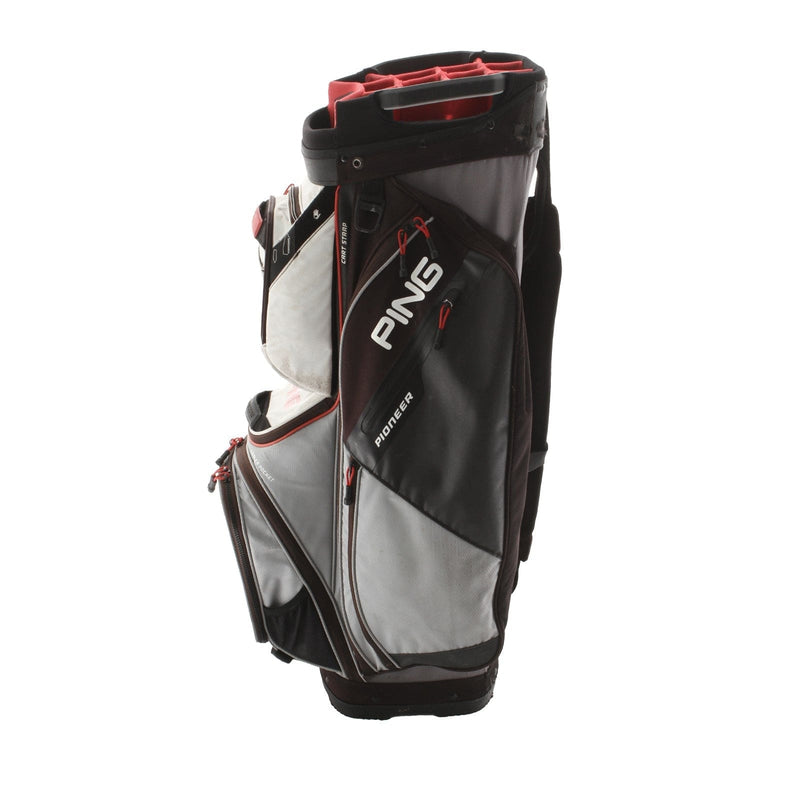Ping Pioneer Cart Bag - Black/White/Grey