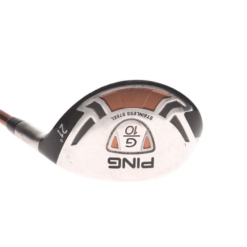 Ping G10 Graphite Mens Right Hand 3 Hybrid 21* Regular - Ping TFC 129