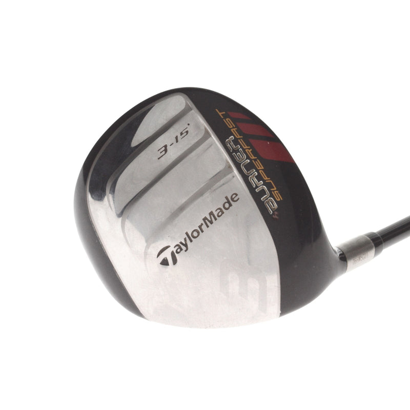 TaylorMade Burner Superfast Graphite Mens Left Hand Fairway 3 Wood 15* Stiff - Matrix Ozik