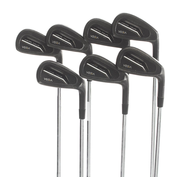 Vega Mizar Tour Steel Mens Right Hand Irons 5-AW Stiff - AMT Tour White S300