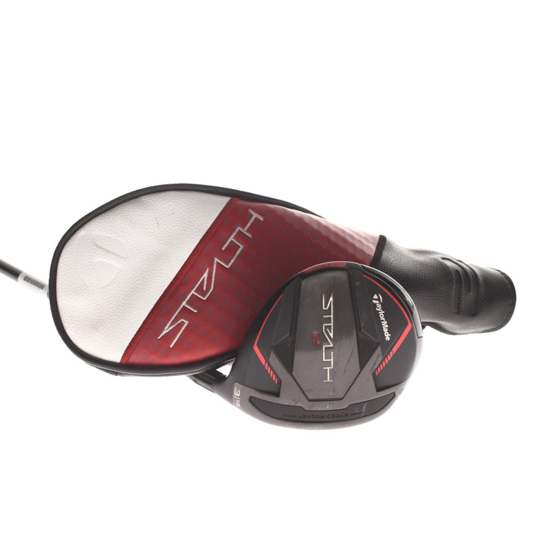 TaylorMade Stealth 2 Graphite Mens Right Hand Fairway 3 Wood 15* Stiff - Ventus TR Red 6-S