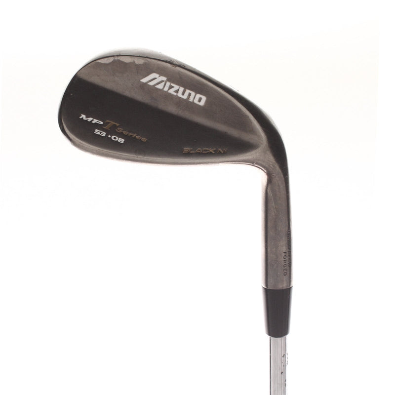 Mizuno T Series Steel Mens Right Hand Sand Wedge 53* 8 Bounce Stiff - Dynamic Gold S300
