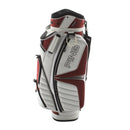 Ping Pioneer Cart Bag - White/Crimson/Silver