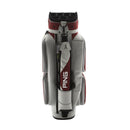 Ping Pioneer Cart Bag - White/Crimson/Silver