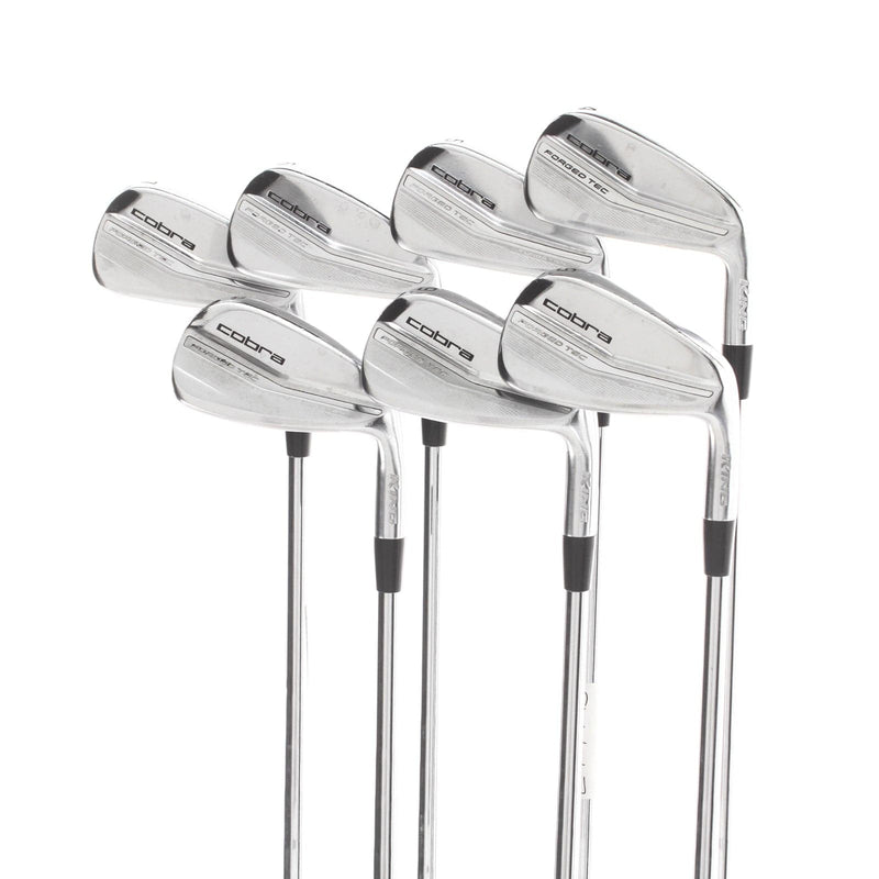 Cobra Forged Tec Steel Mens Right Hand Irons 4-PW Stiff - KBS $-Taper Lite