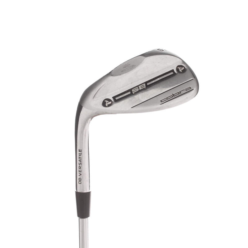 Cobra Snakebite 2021 Steel Mens Left Hand Gap Wedge 52* 8 Bounce Versatile Grind Stiff - KBS HI-REV 2.0 125