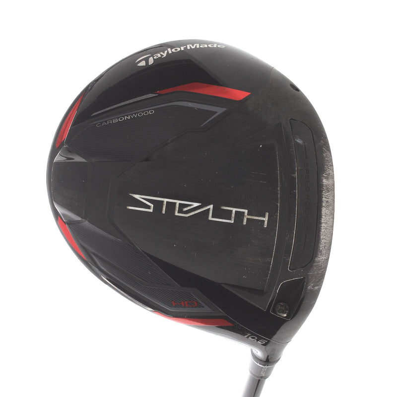 TaylorMade Stealth HD Graphite Mens Right Hand Driver 10.5* Regular - HZRDUS Smoke RDX Red 60