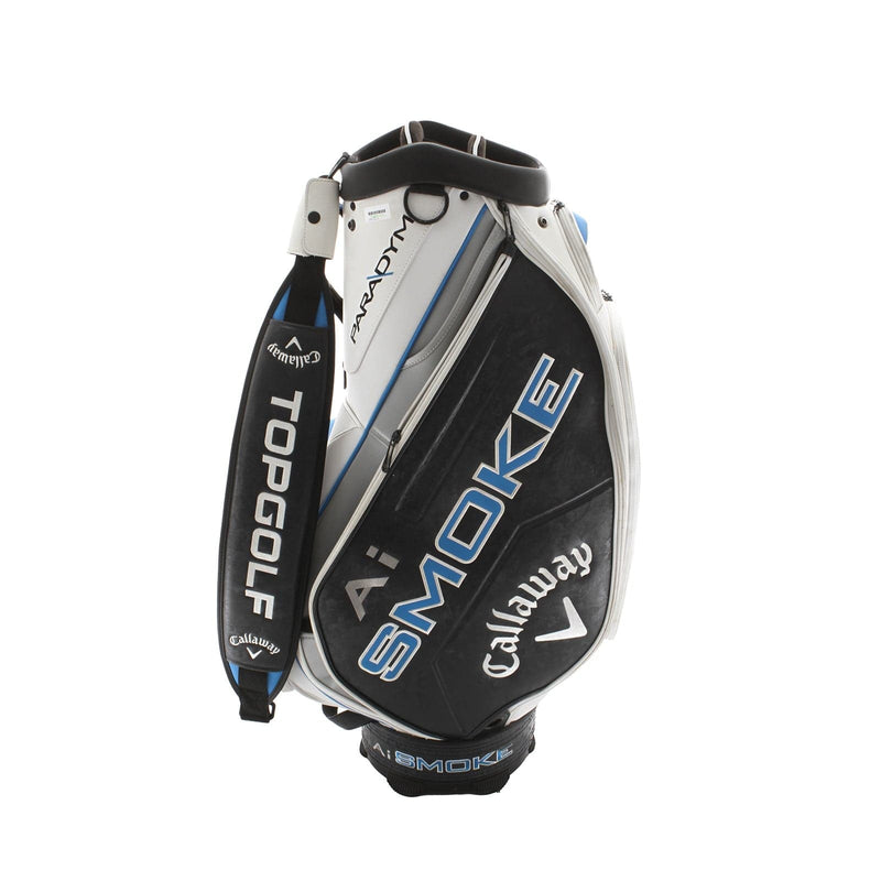 Callaway Paradym Ai Smoke Cart Bag - Whit/Blue/Grey