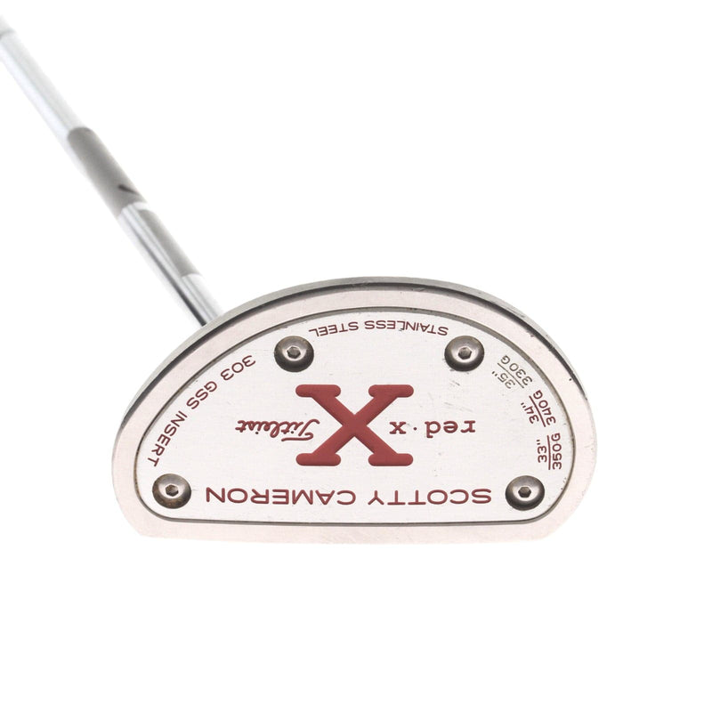 Scotty Cameron Red X Mens Right Hand Putter 33" Mallet - Scotty Cameron