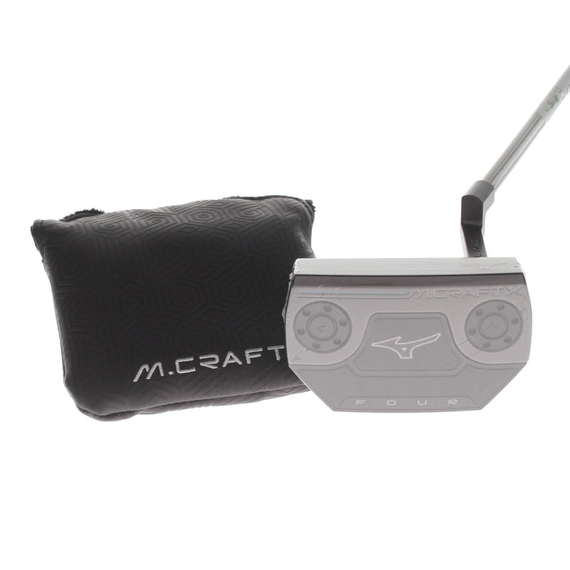 Mizuno M Craft X Four Mens Right Hand Putter 35" Mallet - Lamkin