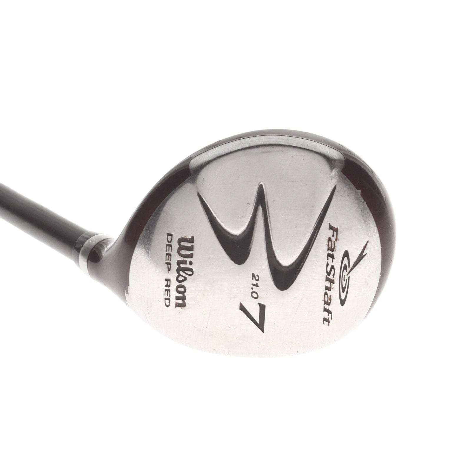 Wilson Deep Red Fat Shaft Graphite Mens Right Hand Fairway 7 Wood 21*