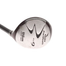 Wilson Deep Red Fat Shaft Graphite Mens Right Hand Fairway 9 Wood 25* Regular - Grafalloy FatShaft 480