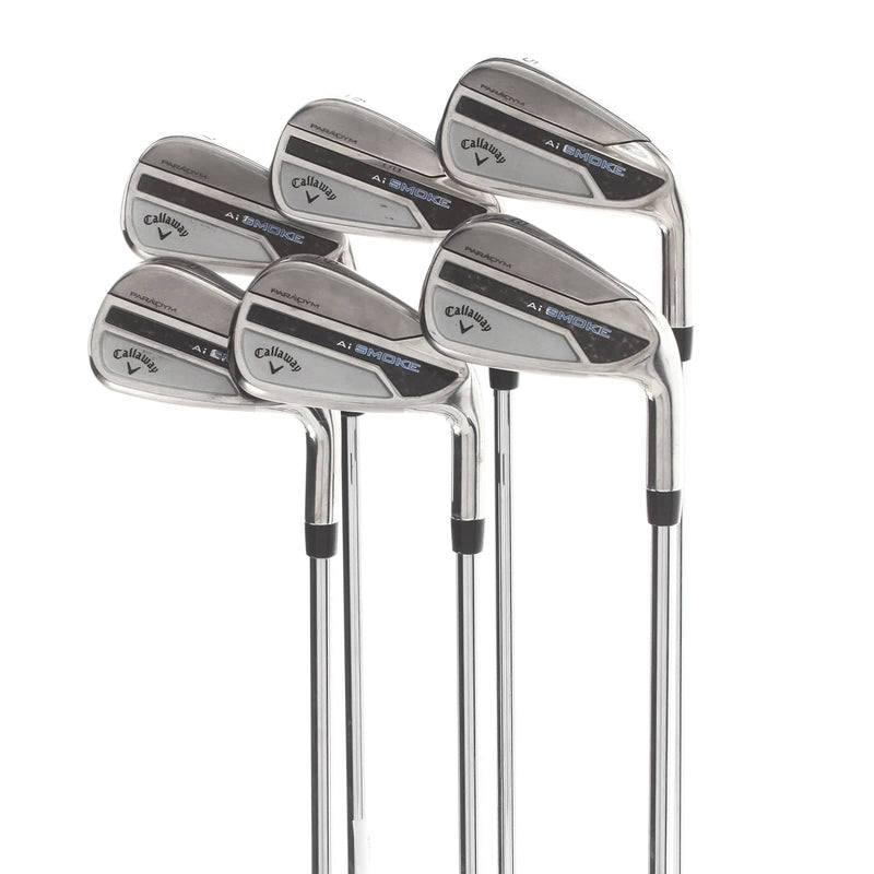 Callaway Paradym Ai-Smoke Steel Mens Right Hand Irons 5-PW Regular - True Temper Multi-Step Lite