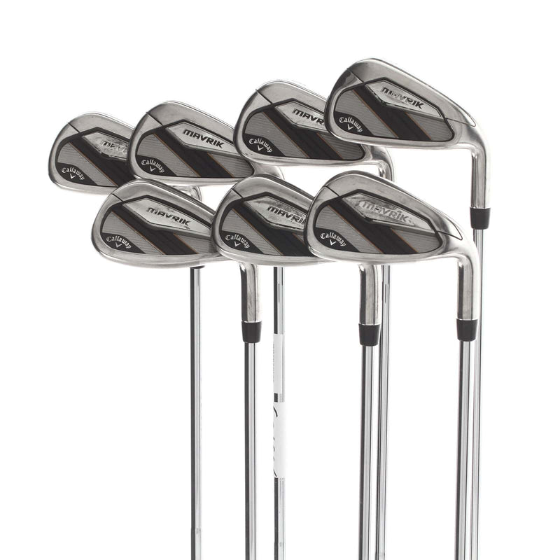 Callaway Mavrik Steel Mens Right Hand Irons 5-AW Stiff - Elevate ETS 115