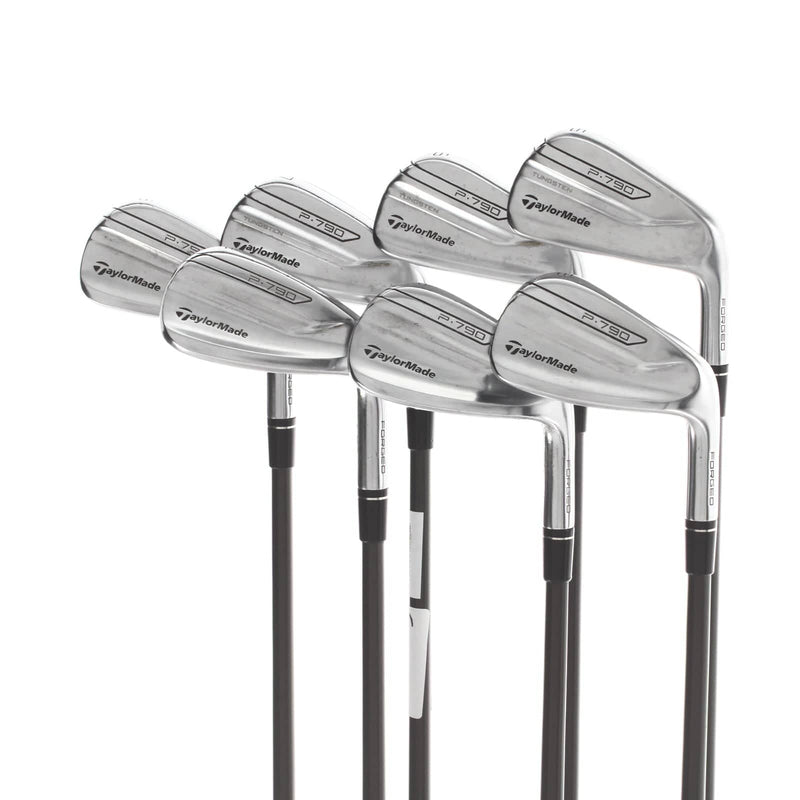 TaylorMade P790 2017 Graphite Mens Right Hand Irons 5-AW Regular - Recoil ES 760 F3
