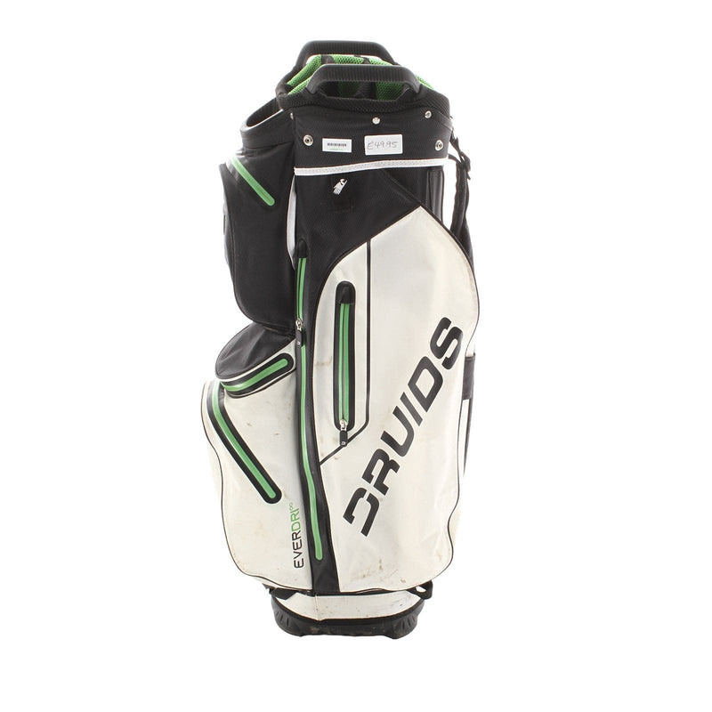 Druids Everdri Cart Bag - White/Black/Green