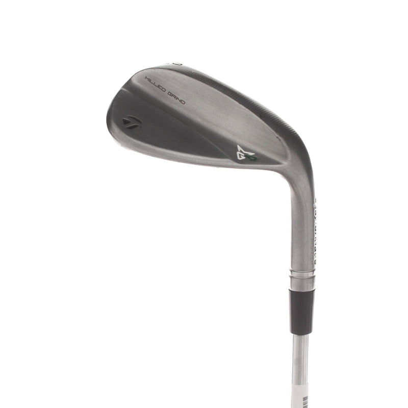 TaylorMade Milled Grind 4 Steel Mens Right Hand Lob Wedge 60* 12 Bounce HB Grind Wedge - Dynamic Gold Wedge 115