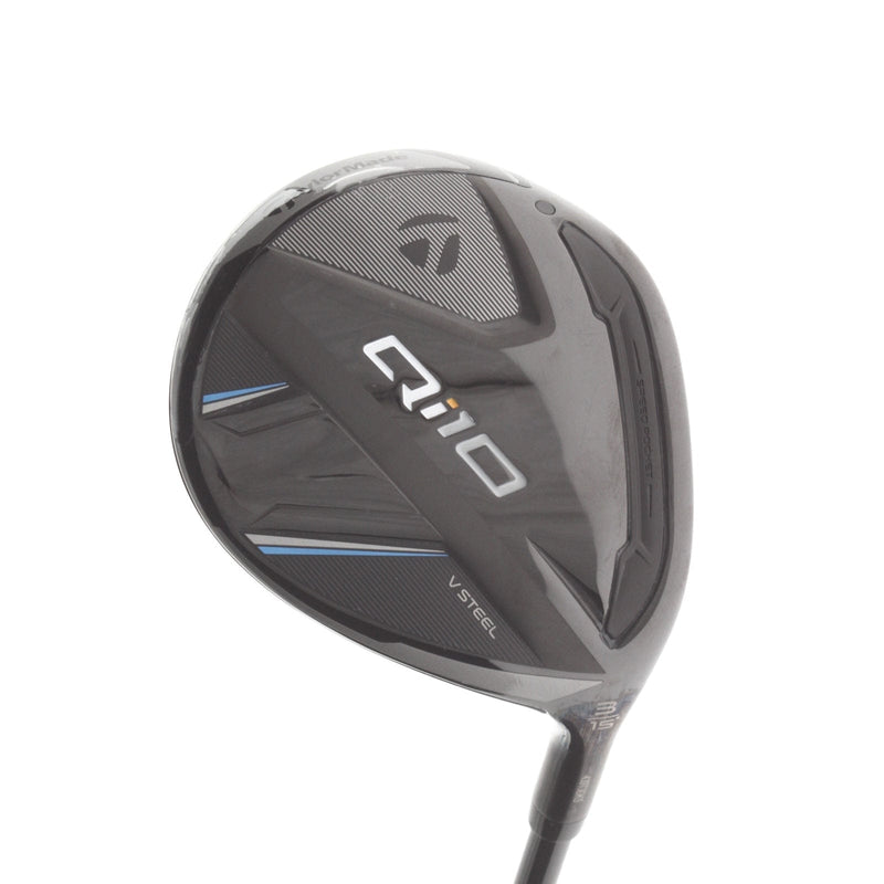 TaylorMade Qi10 Graphite Mens Right Hand Fairway 3 Wood 15* Regular - Fujikura Ventus TR Blue 6-R
