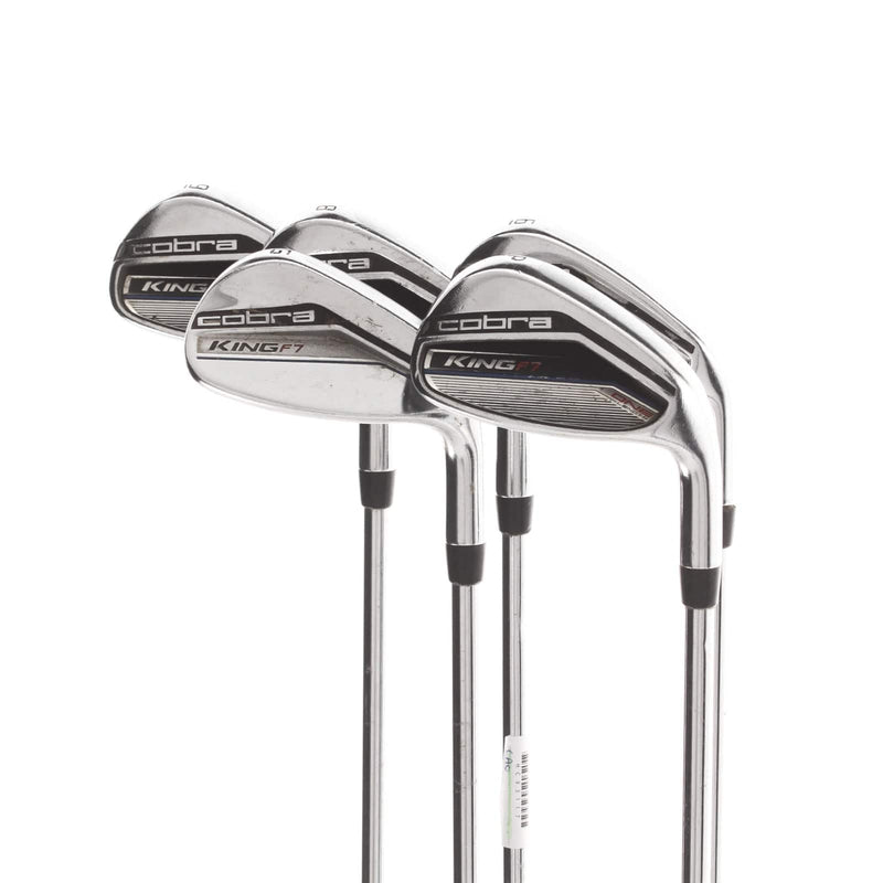 Cobra King F7 One Steel Mens Right Hand Irons 6, 8, 9 Irons+PW+GW Regular