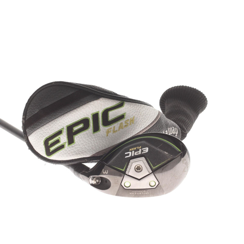 Callaway Epic Flash Graphite Mens Right Hand 3 Hybrid 18* Stiff - Cypher Seventy 6.0