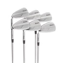 Ping i525 Steel Mens Left Hand Irons 5-PW Blue Dot 1* Upright Stiff - Ping AWT 2.0