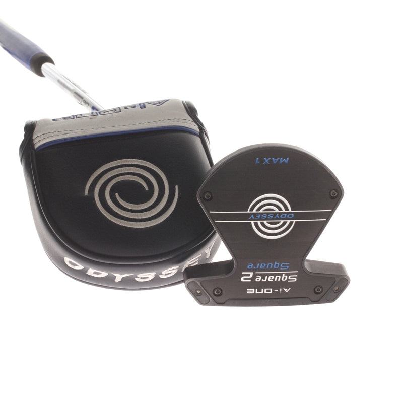 Odyssey Ai-ONE Sqaure 2 Sqaure Max 1 Mens Right Hand Putter 34.5" Mallet - Odyssey Sqaure 2 Sqaure