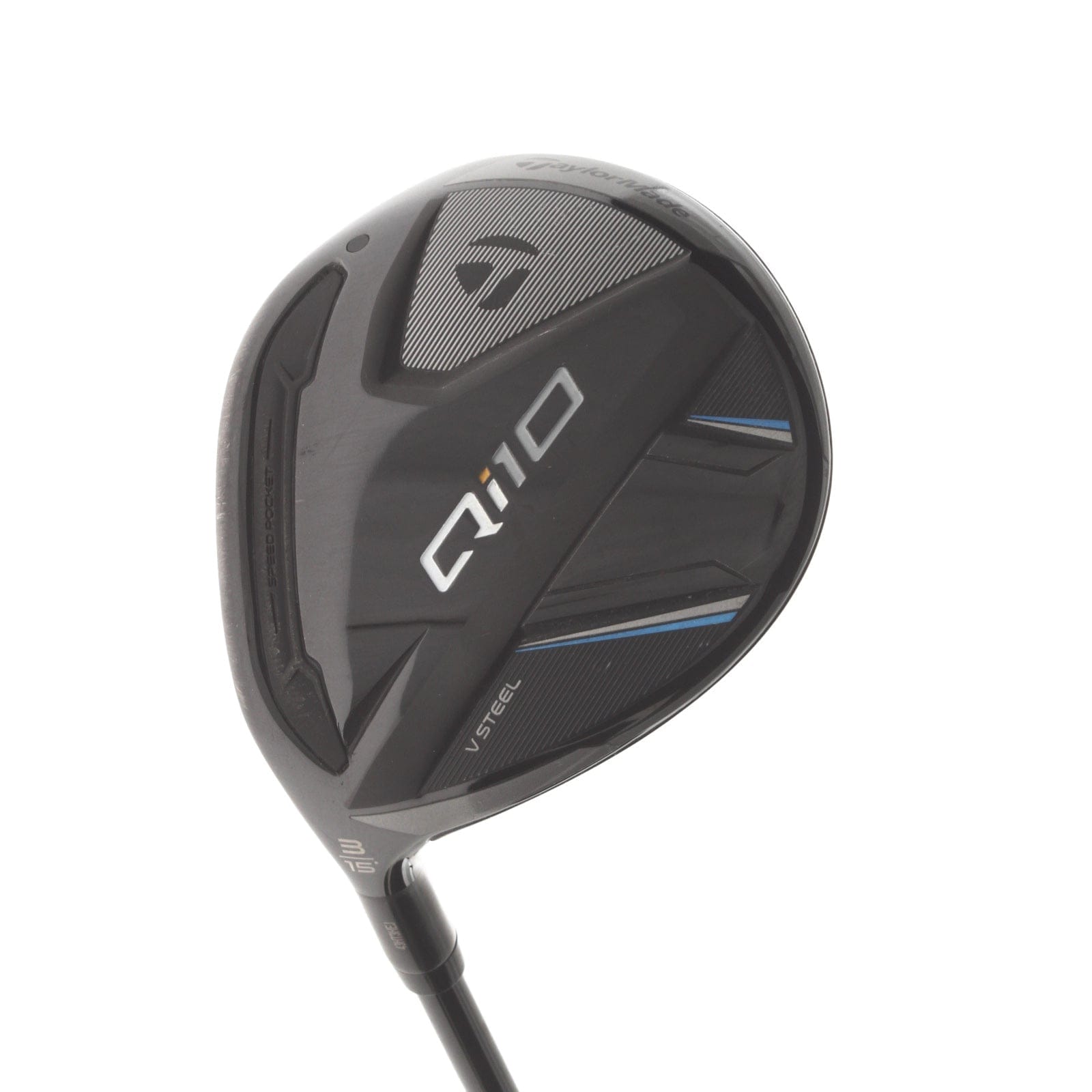 TaylorMade Qi10 Graphite Mens Left Hand Fairway 3 Wood 15* Senior - Fu