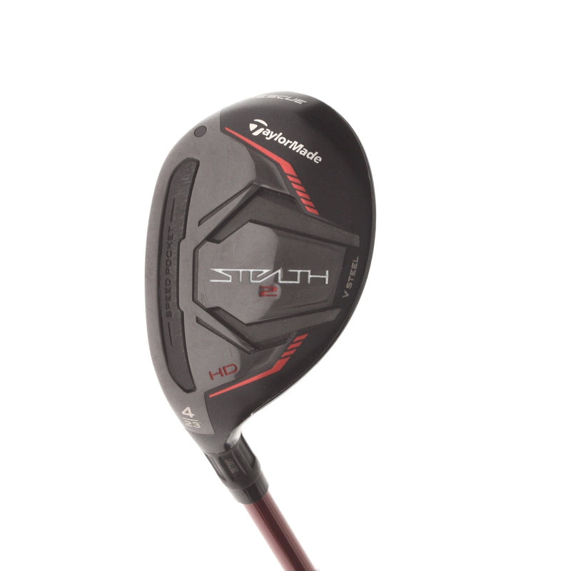 TaylorMade Stealth 2 HD Graphite Mens Left Hand 4 Hybrid 23* Regular - Fujikura Speeder NX 50-R