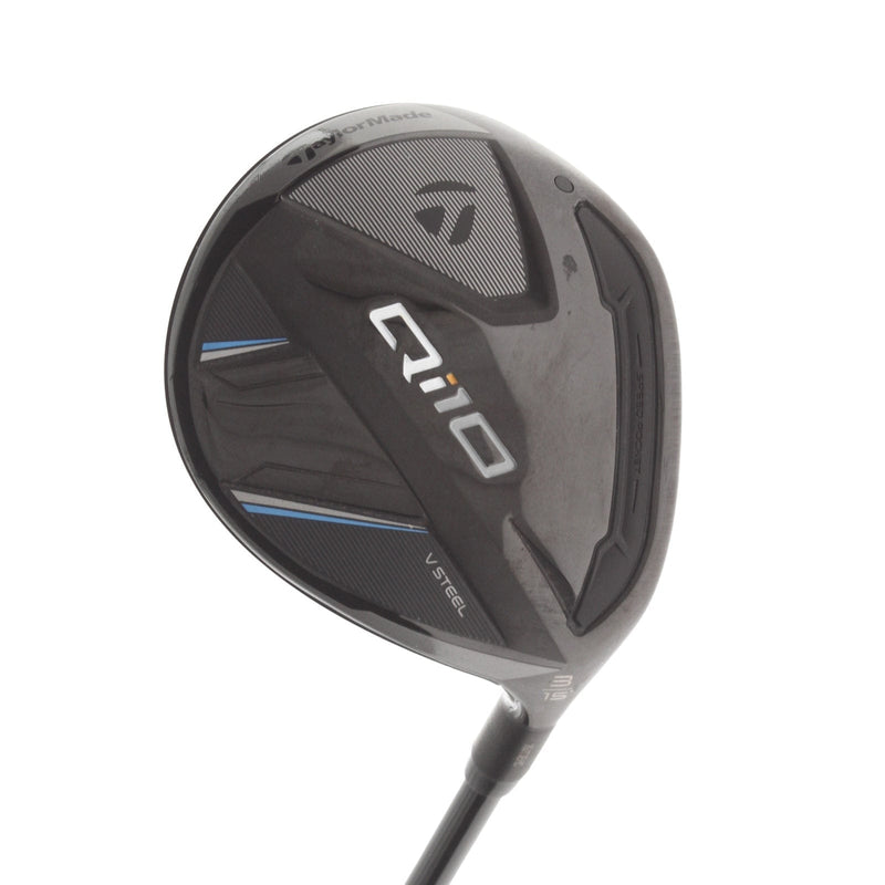 TaylorMade Qi10 Graphite Mens Right Hand Fairway 3 Wood 15* Stiff - Fujikura Ventus TR Blue 6-S