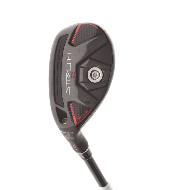 TaylorMade Stealth 2 Plus Graphite Mens Left Hand 3 Hybrid 19.5* Stiff - Kai'li Red 85s