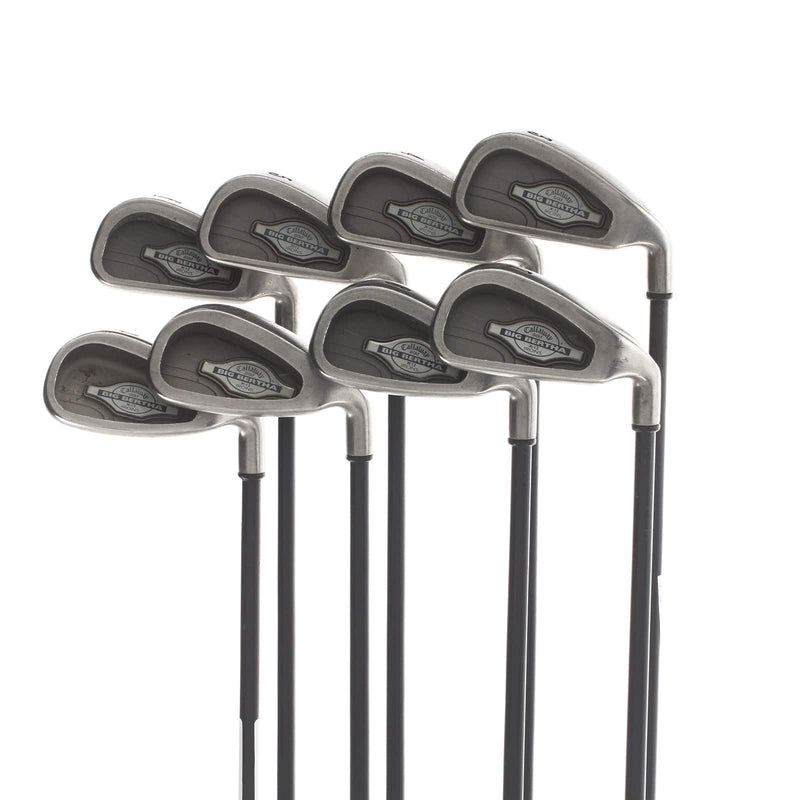 Callaway Big Bertha X-12 Graphite Mens Right Hand Irons 3-PW Firm - Callaway