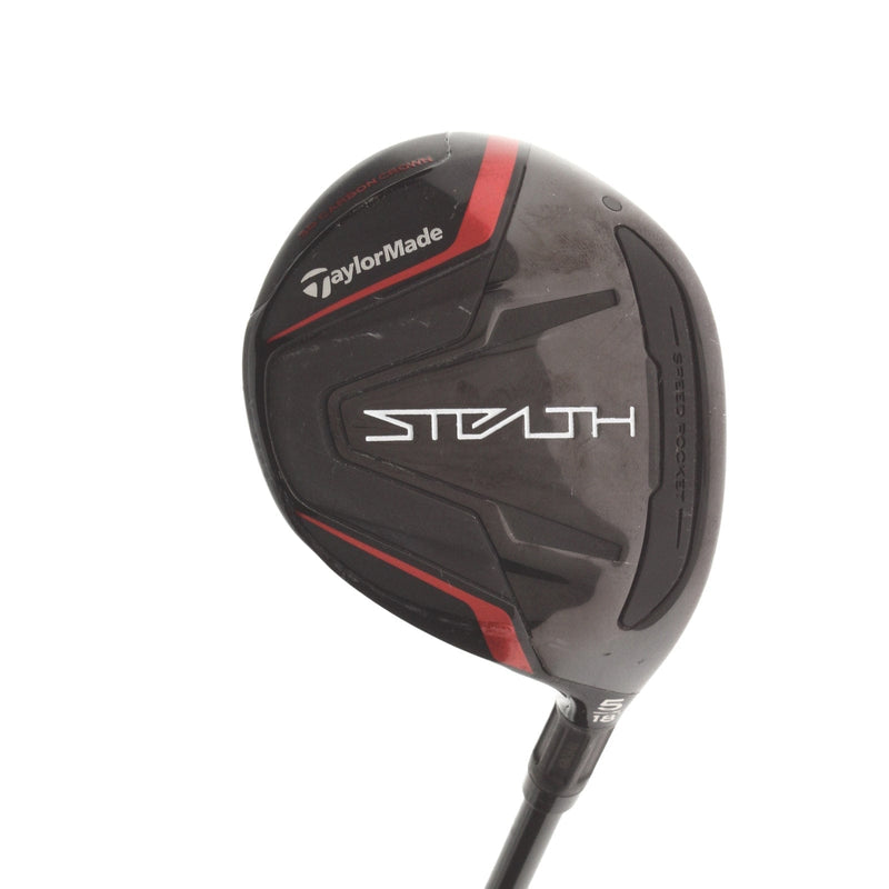 TaylorMade Stealth Graphite Mens Right Hand Fairway 5 Wood -3" 18* Regular - Fujikura Ventus Red FW 5-R