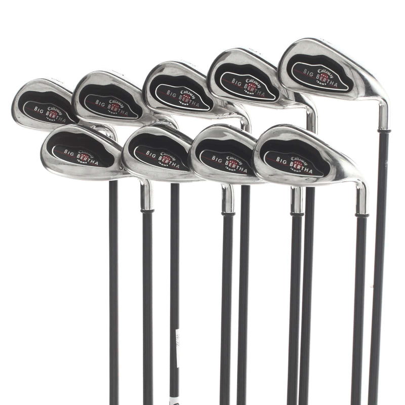 Callaway Big Bertha 2004 Graphite Mens Right Hand Irons 4-SW Regular - Callaway RCH 75i