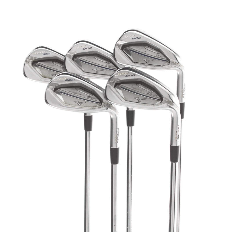 Mizuno JPX 900 Hot Metal Steel Mens Right Hand Irons 6-PW Stiff - True Temper AMT Tour White
