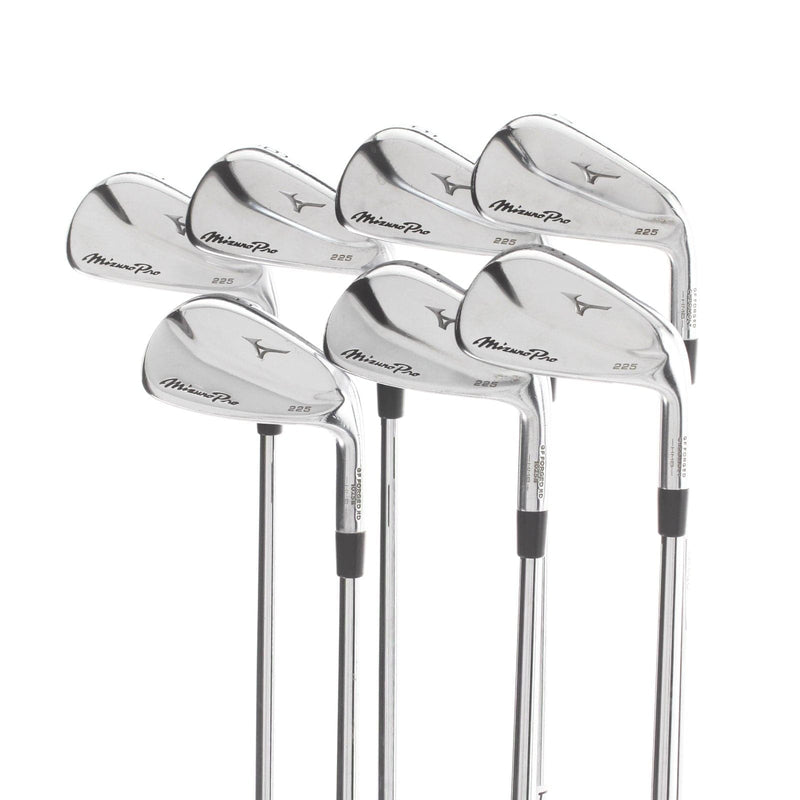 Mizuno Pro 225 Steel Mens Right Hand Irons 4-PW Stiff - Nippon N.S Pro Modus3 Tour 120