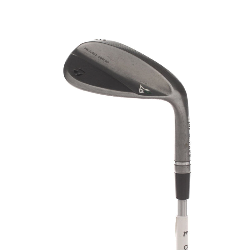 TaylorMade Milled Grind 4 Steel Mens Right Hand Lob Wedge 60* 8 Bounce LB Grind Wedge - Dynamic Gold Wedge 115