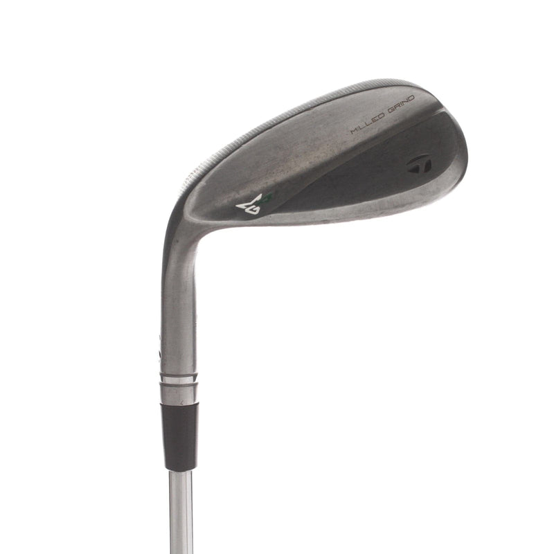 TaylorMade Milled Grind 4 Steel Mens Left Hand Lob Wedge 58* 11 Bounce SB Grind Wedge - Dynamic Gold Wedge 115