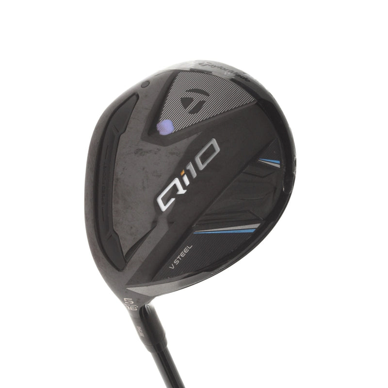 TaylorMade Qi10 Graphite Mens Left Hand Fairway 5 Wood 18* Regular - Fujikura Ventus TR FW Blue 6-R