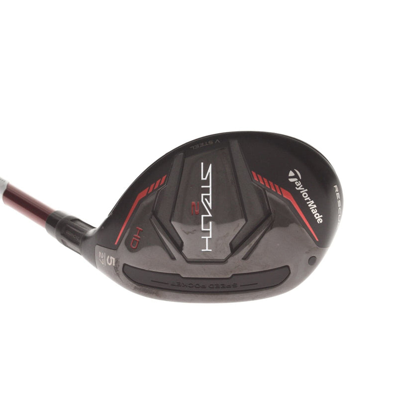 TaylorMade Stealth 2 HD Graphite Mens Right Hand 5 Hybrid 27* Senior - Fujikura Speeder NX Red 50